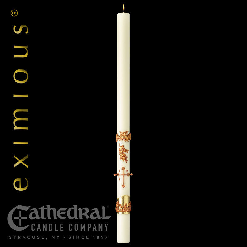 Mount Olivet™ eximious® Paschal Candle | 51% Beeswax | All Sizes