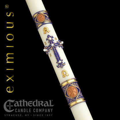 Lilium™ eximious® Paschal Candle | 51% Beeswax | All Sizes
