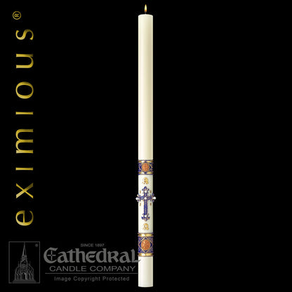 Lilium™ eximious® Paschal Candle | 51% Beeswax | All Sizes
