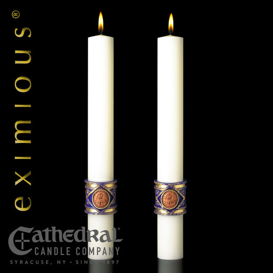 Lilium™ Eximious® Complementing Altar Candles | 51% Beeswax | All Sizes