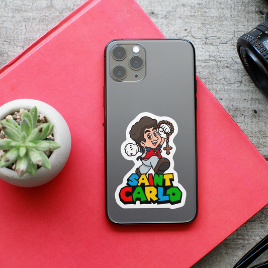 Super St. Carlo Acutis Sticker