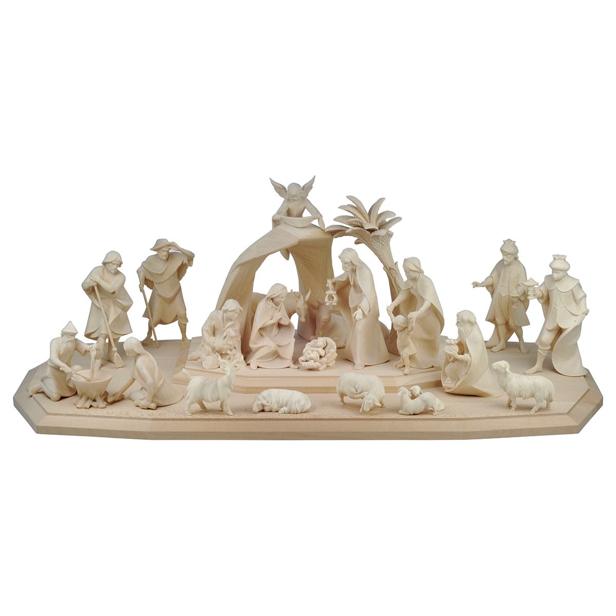 25-Piece "Saviour" Nativity Set | Multiple Sizes & Finishes