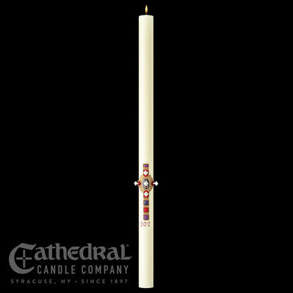 Christ Victorious SCULPTWAX Paschal Candle