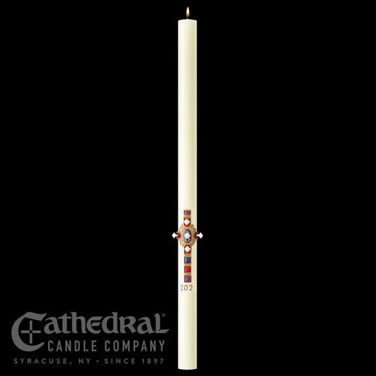 Christ Victorious SCULPTWAX Paschal Candle