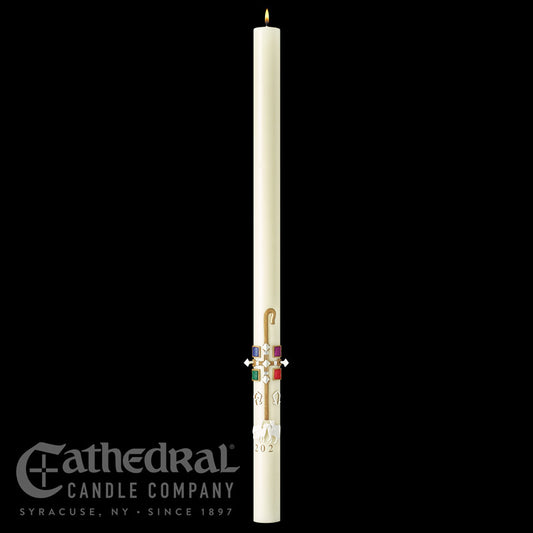 The Good Shepherd SCULPTWAX Paschal Candle