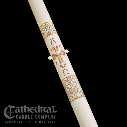 Investiture - Coronation Of Christ Classic Paschal Candle