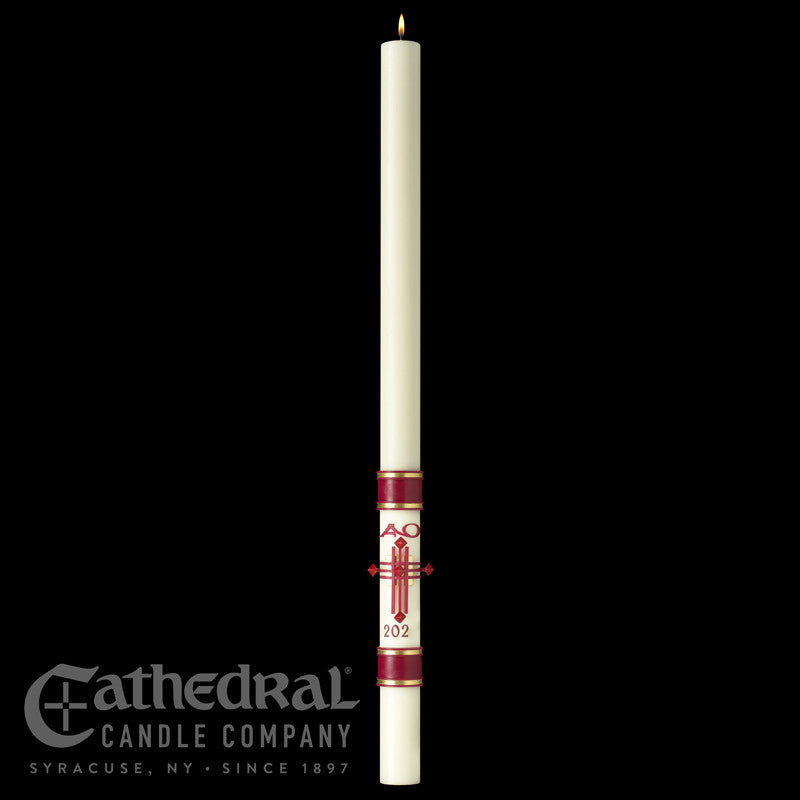 Crux Trinitas SCULPTWAX Paschal Candle