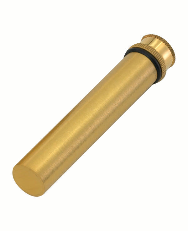 4 1/8" Holy Water Sprinkler | 24K Gold Plated Smooth Finish | With Vinyl Burse/Box