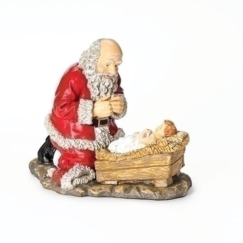 12" Kneeling Santa Figure