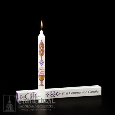 Decorated Communion Candle