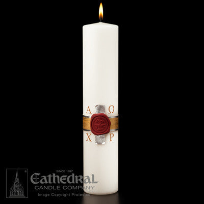 Anno Domini SCULPTWAX Christ Candle | 3" x 14"