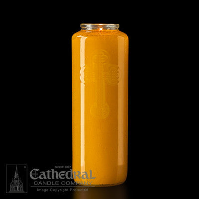 6-Day Crystal & Colored Glass Offering Candles | All Colors