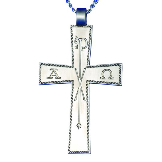 #885622 Chi Rho Pectoral Cross