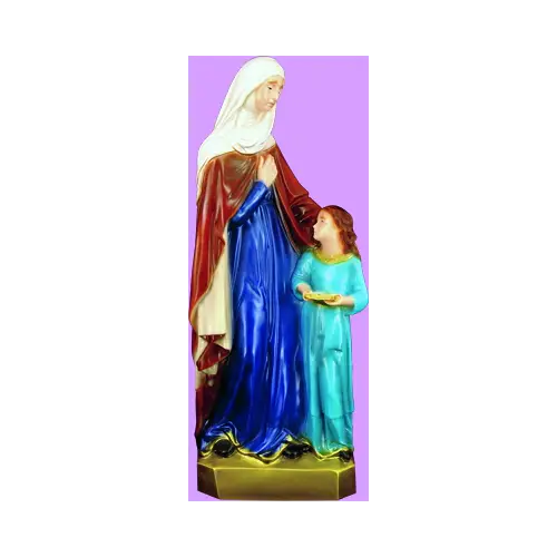 24" St. Ann Indoor/Outdoor Figure | Industrial-Grade Plastic | Multiple Finishes Available