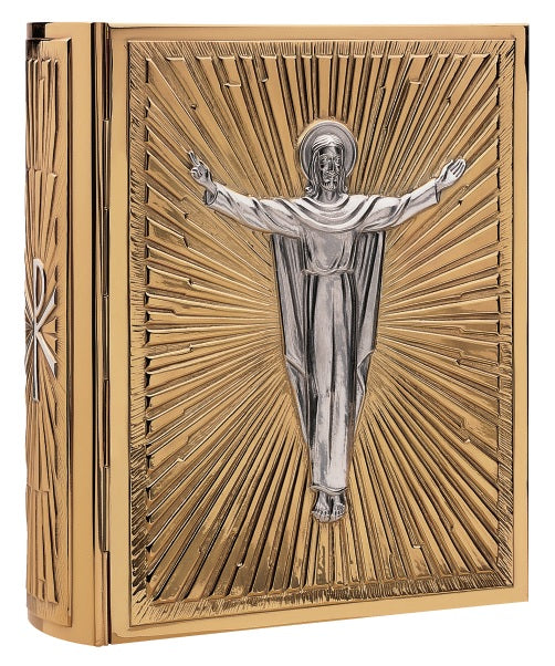 #9000 Risen Christ Large Lectionary Book Cover | Multiple Finishes Available