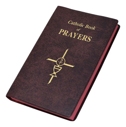 Catholic Book Of Prayers | Large Print | Brown Vinyl