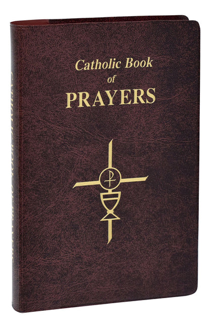 Catholic Book Of Prayers | Large Print | Brown Vinyl