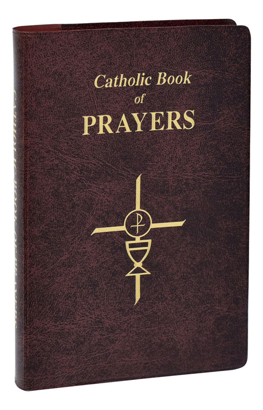 Catholic Book Of Prayers | Large Print | Brown Vinyl
