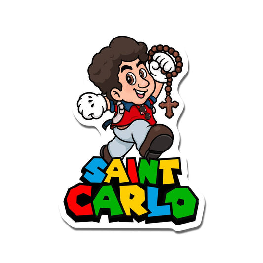 Super St. Carlo Acutis Sticker
