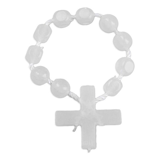 Plastic Rosary Ring on Cord