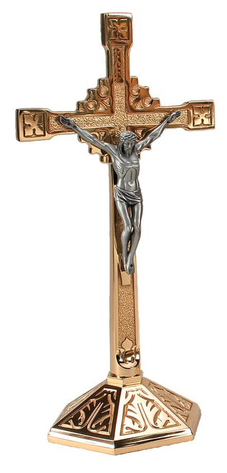 #99AC42 18" Altar Crucifix | Multiple Finishes Available