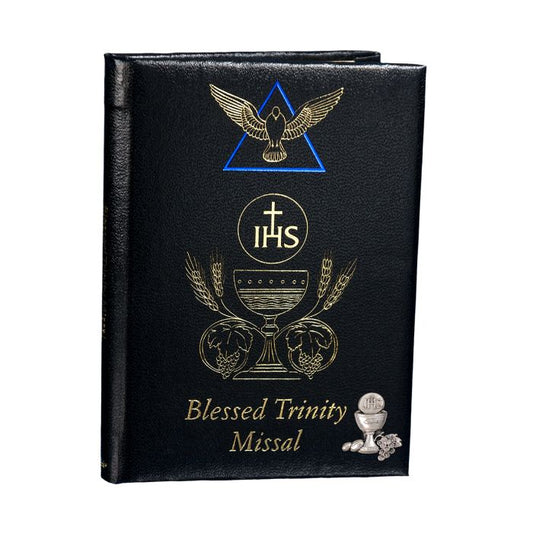 Blessed Trinity Missal with Silver Finish Chalice Symbol