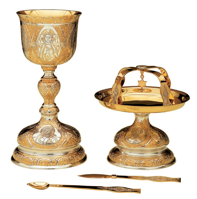 #AS-145 "The Tassilo" Eastern Rite Communion Set | Multiple Finishes Available