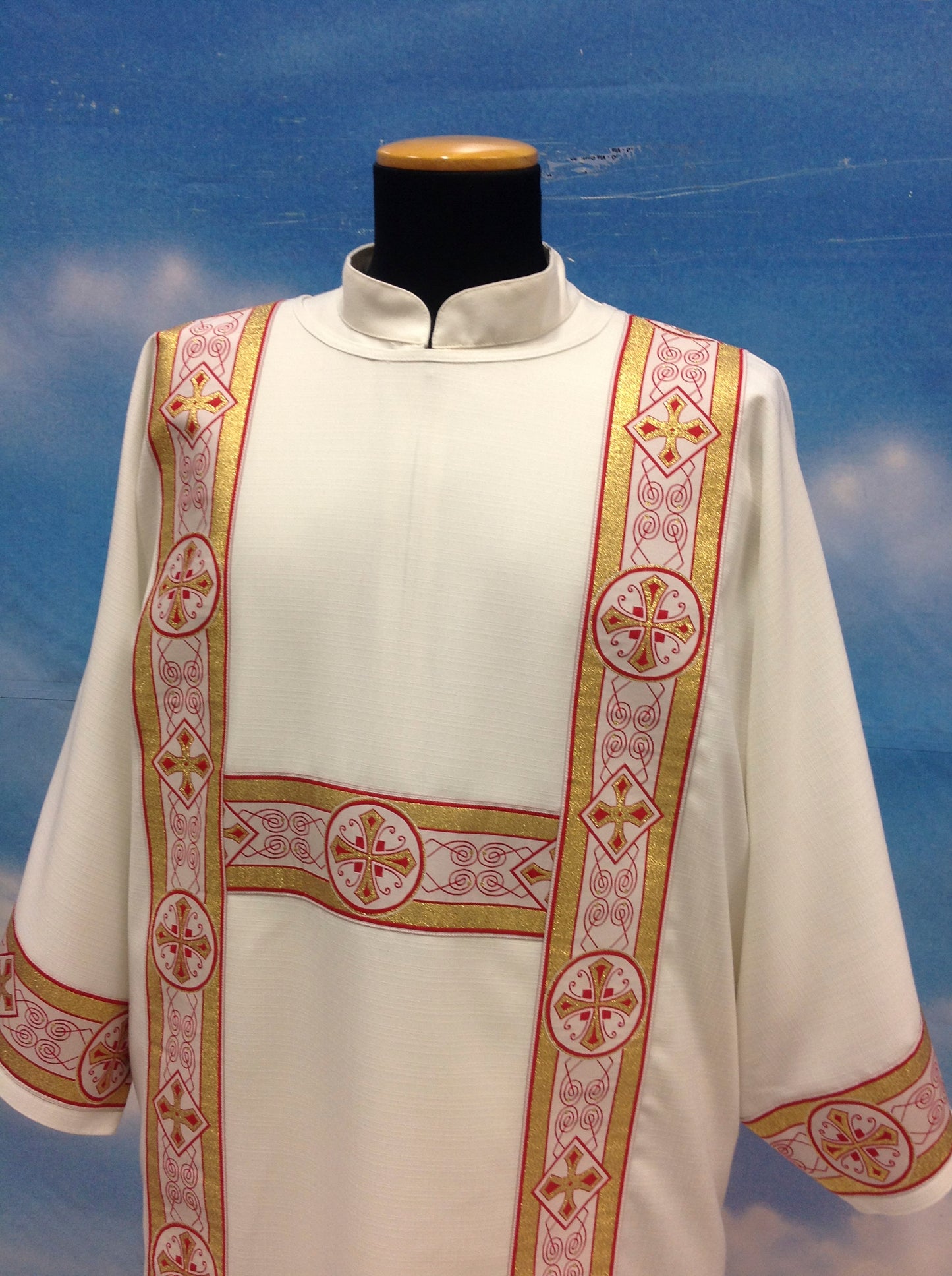 #825 Lightweight Banded Dalmatic | 100% Poly | All Colors