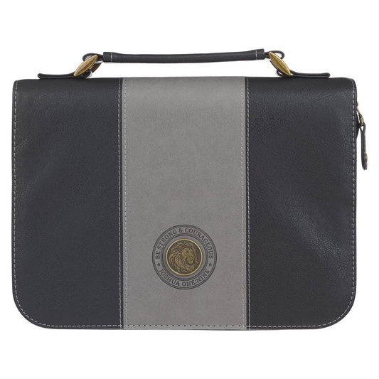 Be Strong and Courageous Faux Leather Classic Bible Cover