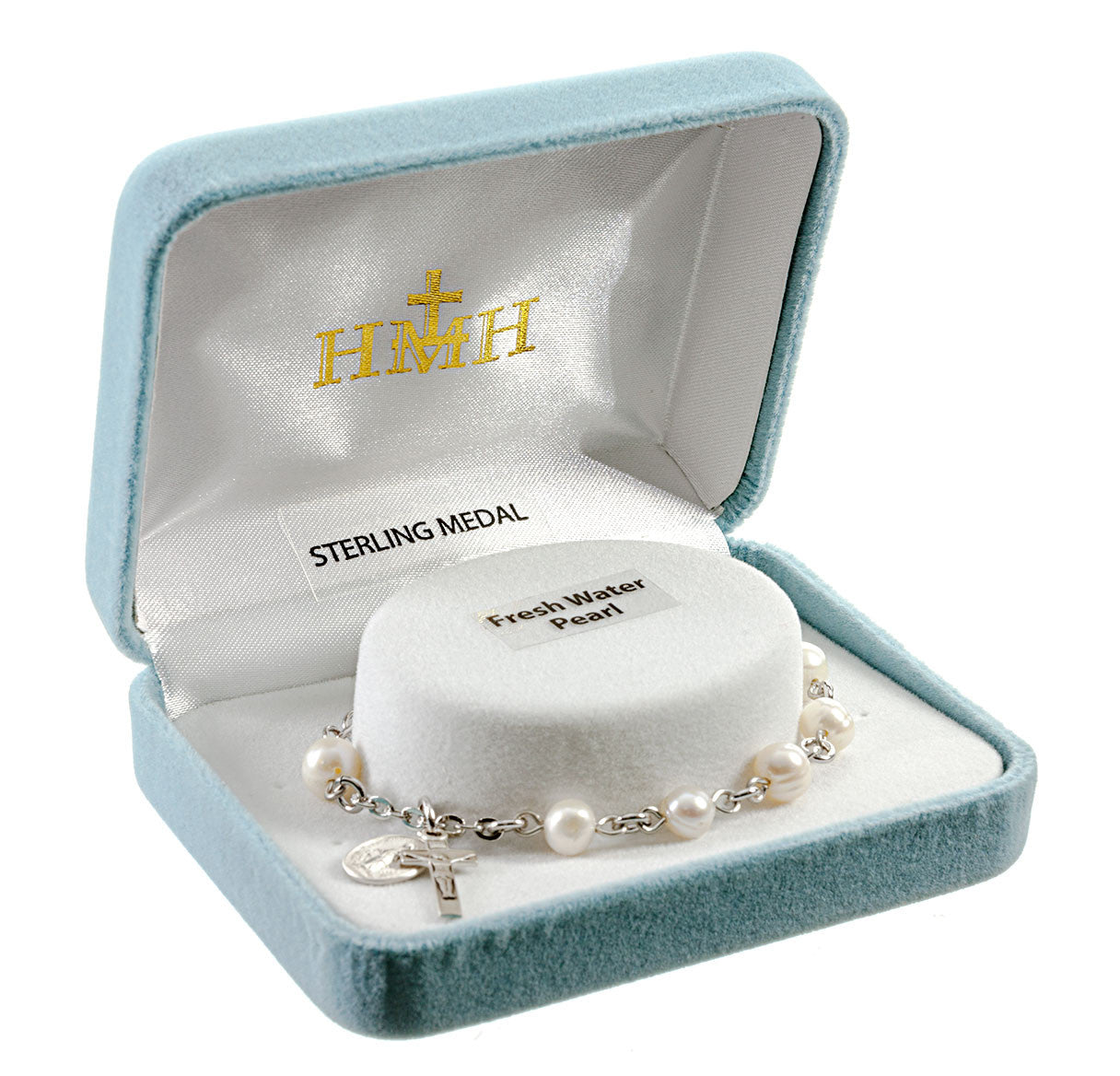 Freshwater Pearl Rosary Bracelet | 6mm Beads