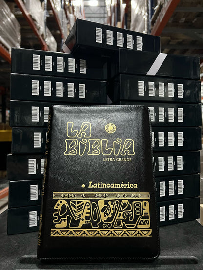 Biblia Latinoamerica Deluxe | Leather Zipper Cover