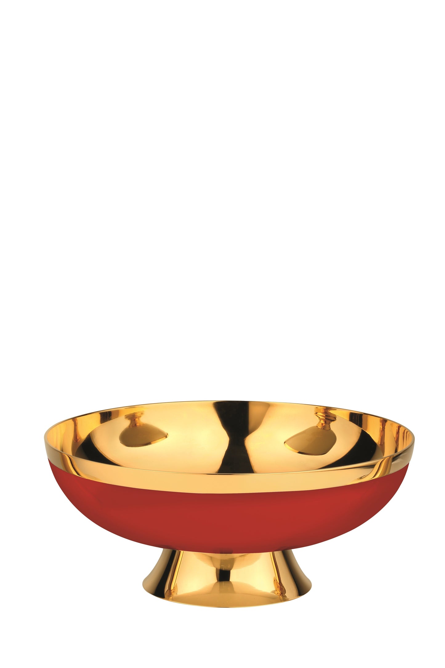 #5382 Blood Red Open Ciborium | 24K Gold-Plated