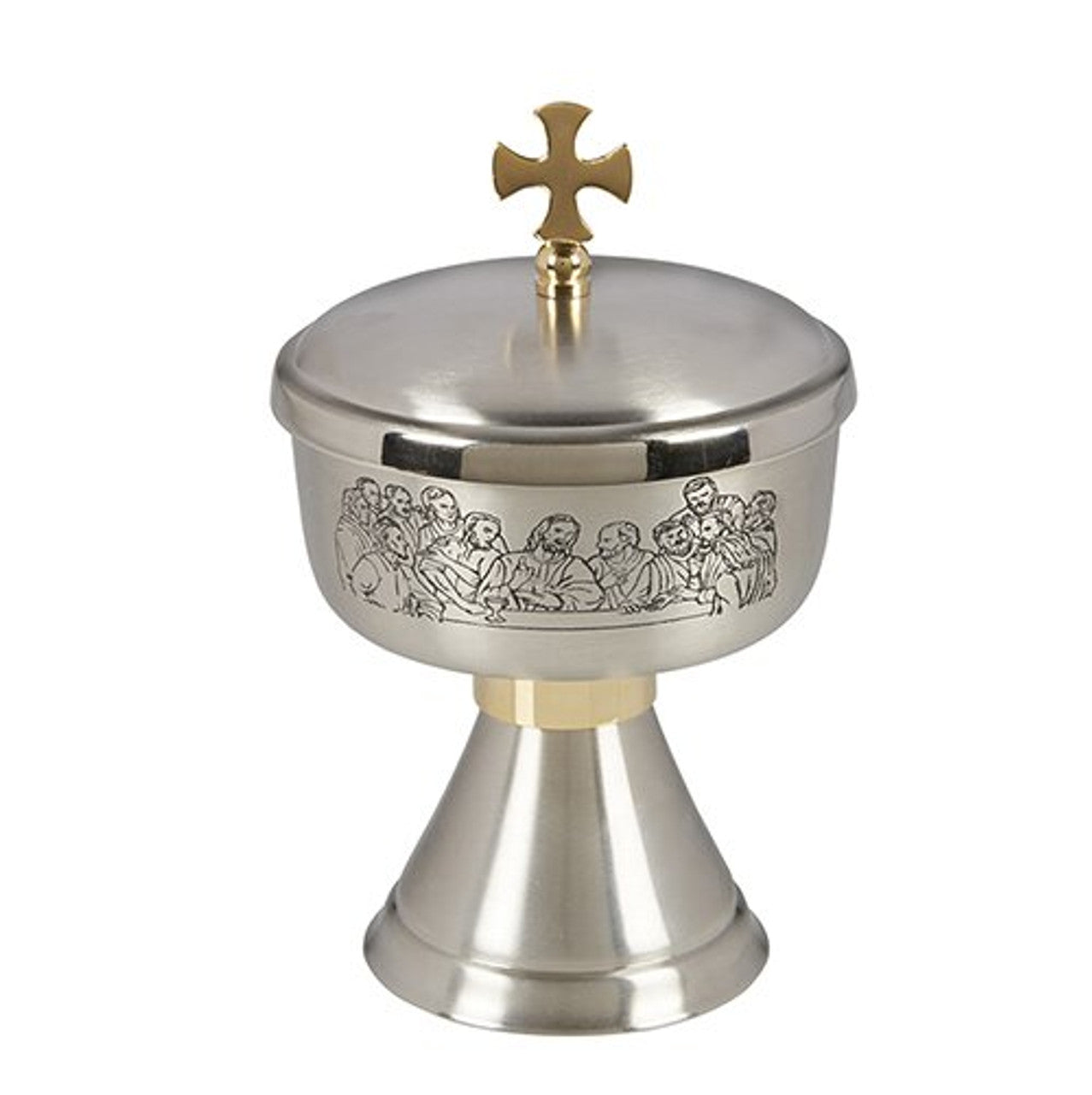 #D1912 Last Supper Etched Ciborium