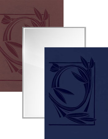 Missal Cover | Medium Two-Book | Navy