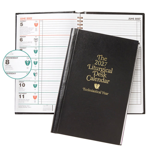 Hard Cover Liturgical Desk Calendar | 2027 | AVAILABLE NOW