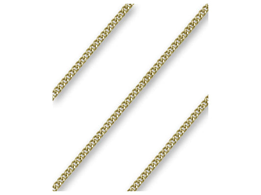 Gold Plated 24" Curb Chain | Lobster Claw
