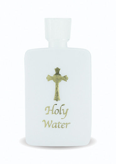 4.5 oz. Gold Stamped Holy Water Bottle