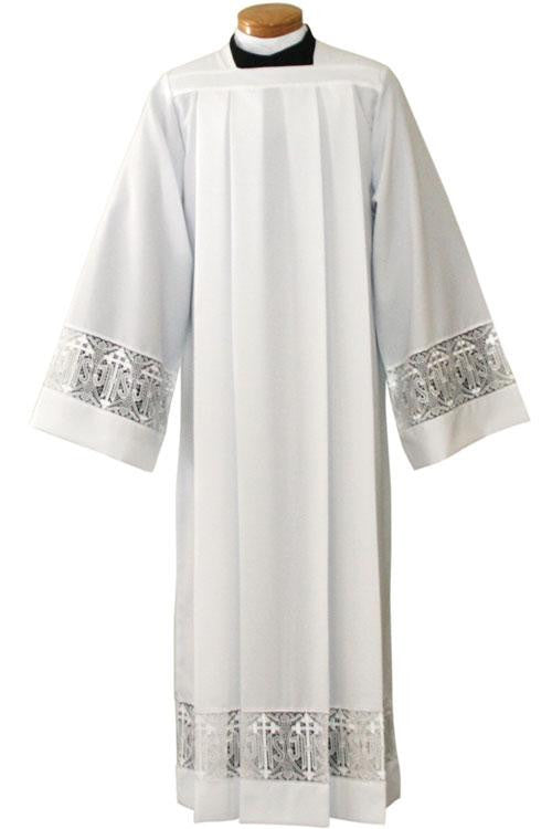 #4216 IHS Lace Surplice Alb | Silky Smooth Poplin Polyester