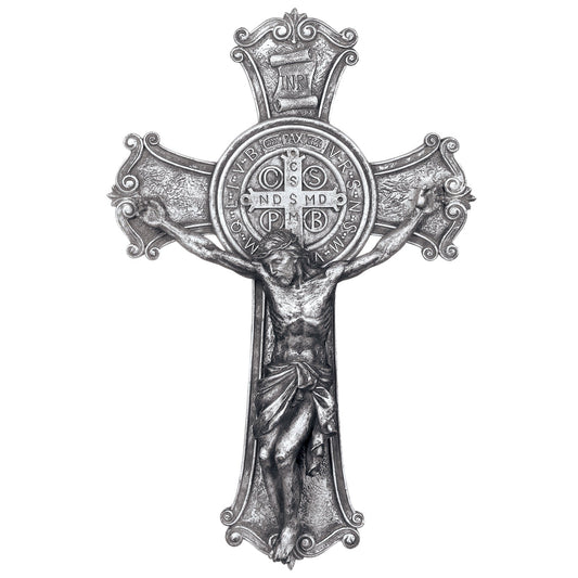 St. Benedict Two-Tone Crucifix | Joseph’s Studio