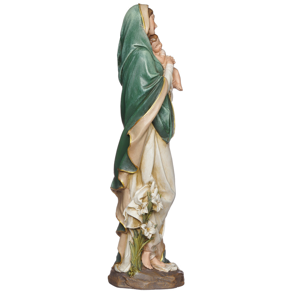 Madonna & Child Figure with Lily Accents | Renaissance Collection