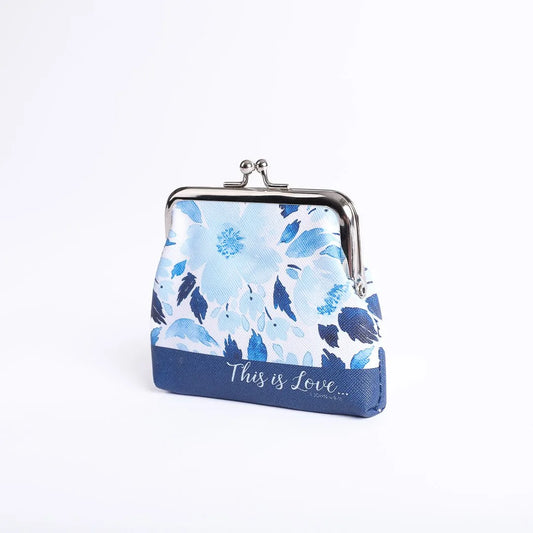 This is Love Floral Coin Purse