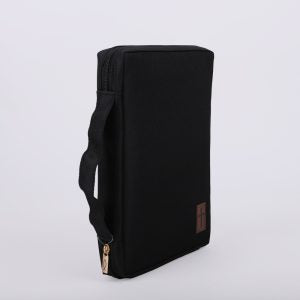 Canvas Cross Patch Bible Cover | All Sizes