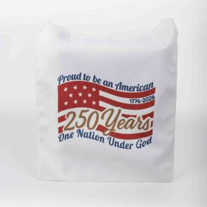 “Proud To Be An American, One Nation Under God” 250 Years Cotton Tote