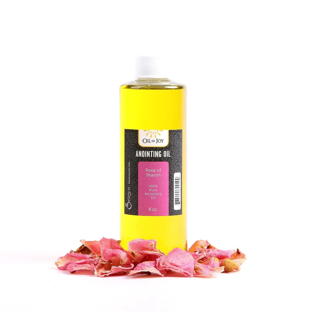 Rose of Sharon Anointing Oil | 8 oz Bottle