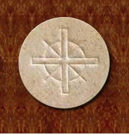 1-1/2" Whole Wheat Hosts | Plastic Container of 500