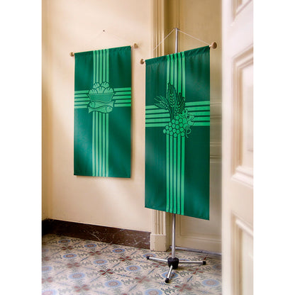 Fish & Loaves Banner | Small Indoor Banner 24" x 48"