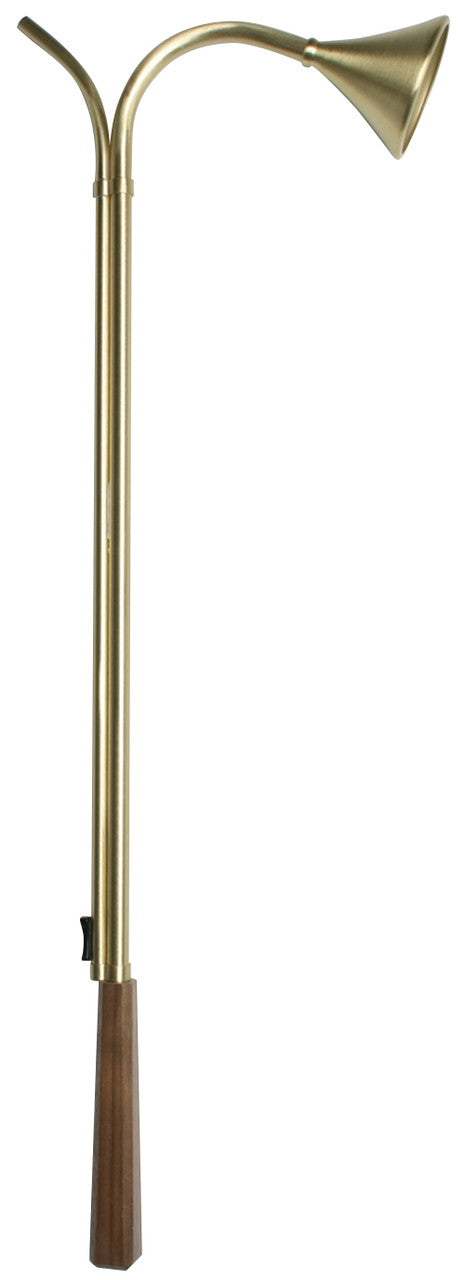 K231 Handheld Candle Lighter | 24"L | Solid Brass with Walnut Handle