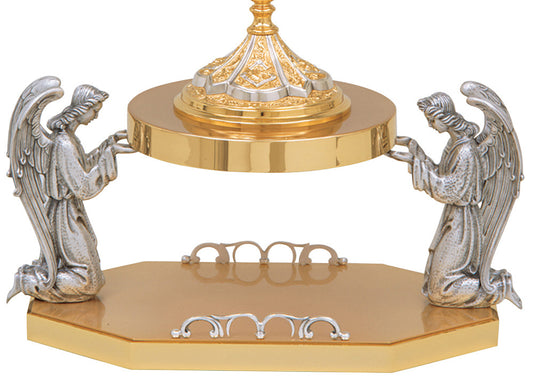 K192 Kneeling Angel Thabor | 24K Gold Plated