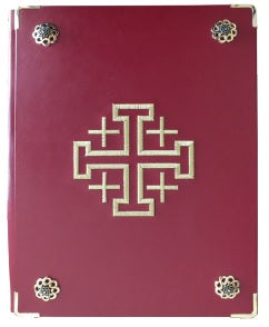 Christ the Teacher Book of the Gospel Cover | Silver & Gold Plated, Leather