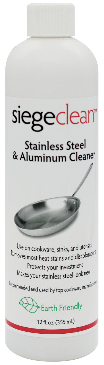 Siege Clean Metal Polish | Stainless Steel & Aluminum Cleaner | 12oz.